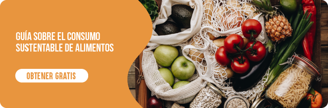 banner para descargar el ebook consumo de alimentos sustentables